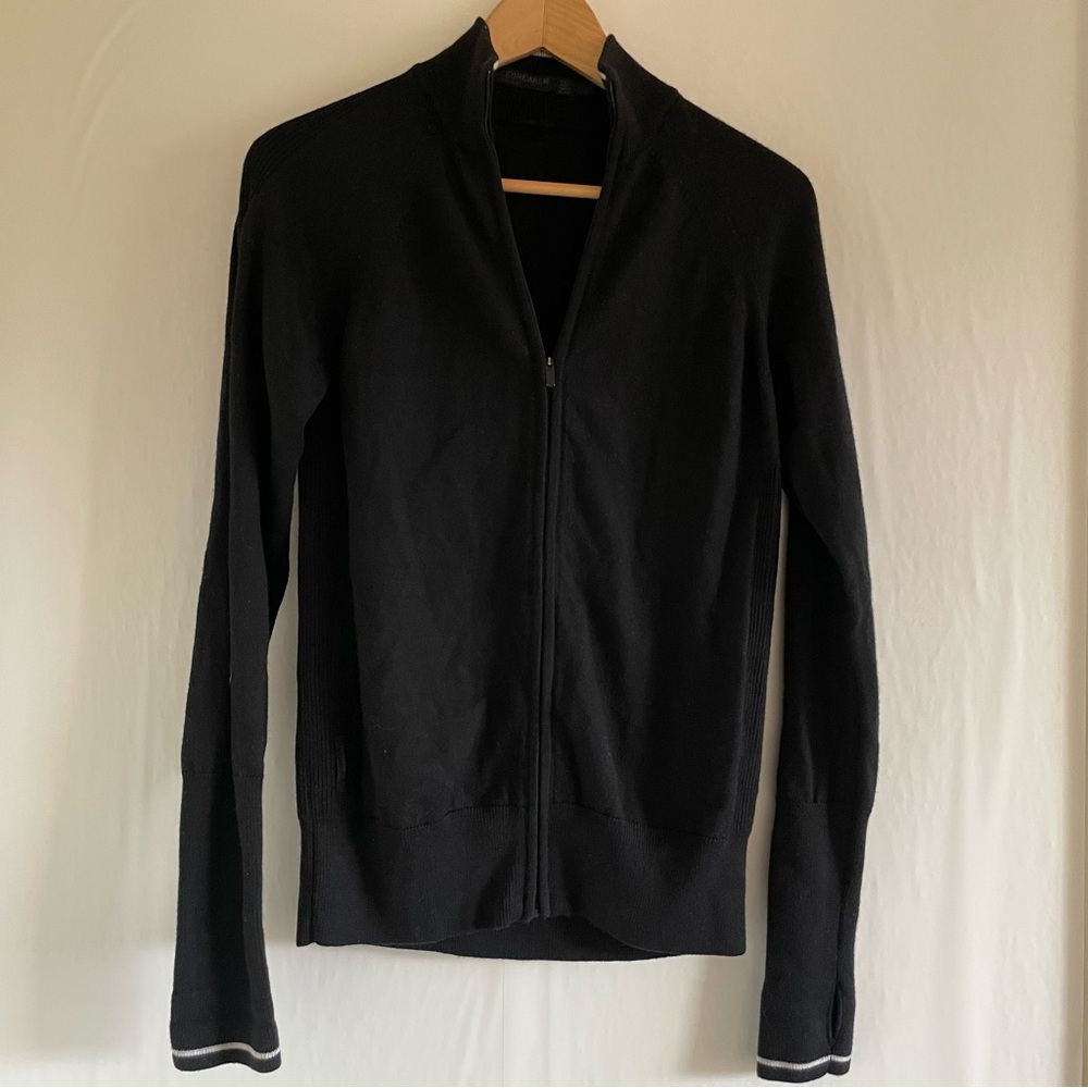 Icebreaker Black Knit Jacket Size L